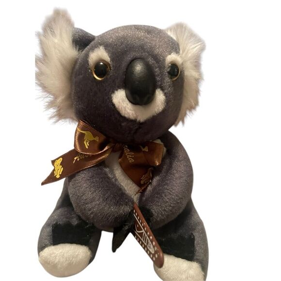 Kids Gray Polyester Nylon Fiber Koala Plush Toy Stuffed Animal - Picture 2 of 9